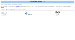 Desktop Screenshot of lists.iay.org.uk